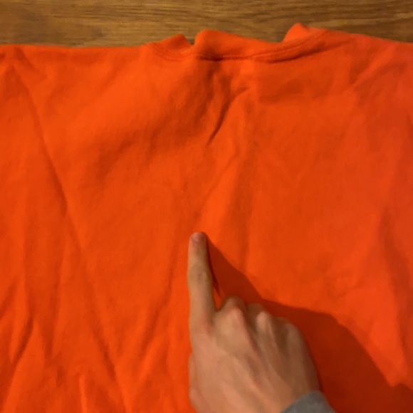 🚨SOLD Vintage Hanes Unisex Crewneck Orange Size XL Ultimate Cotton - Picture 8 of 8